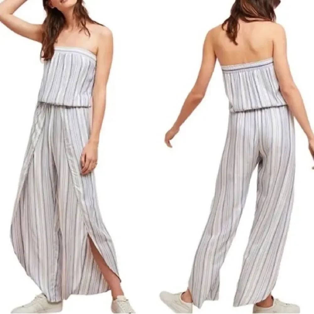 Anthropologie Drew Strapless Jumpsuit Size Medium